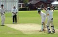 Alex Weetman appeals for a stumping against Chris Miller