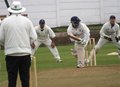 Dinuka Hettiarachchi plays on the legside