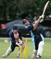 Shane Dixon bowled by Alex Smith