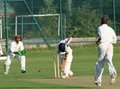 Andrew Brown bowled by Lukman Vahaluwala