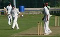 Chris Clarke walks off after being run out