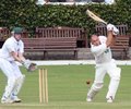 Mark Wilkinson strikes the ball through the covers 