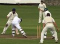 Lewis Bradley bowled by Chris Miller