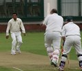Mark Woodhead playes Ameer Khan on the leg side