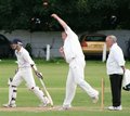 Graham Lee releasing the ball