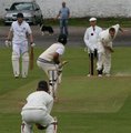 Steven Croft bowling to Ryan Bailey