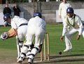 Fleetwood batsman misses ball down the leg side