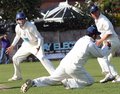 Atiq takes the catch to dismiss Adam Cowperthwaite